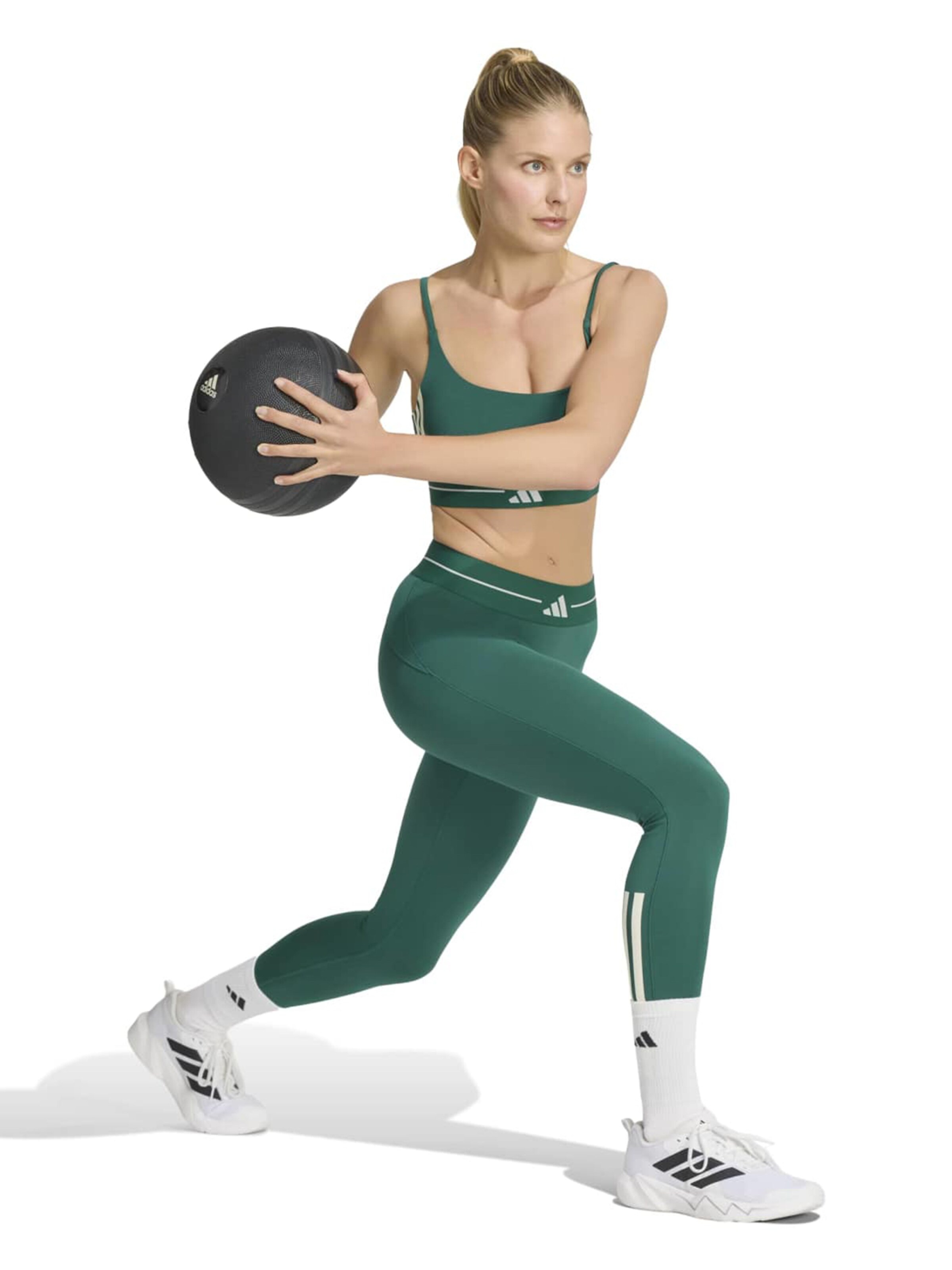 ADIDAS PERFORMANCE Bustier Sportmelltartók 'HYG' - zöld
