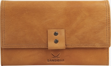 Porte-monnaies SANSIBAR en marron : devant