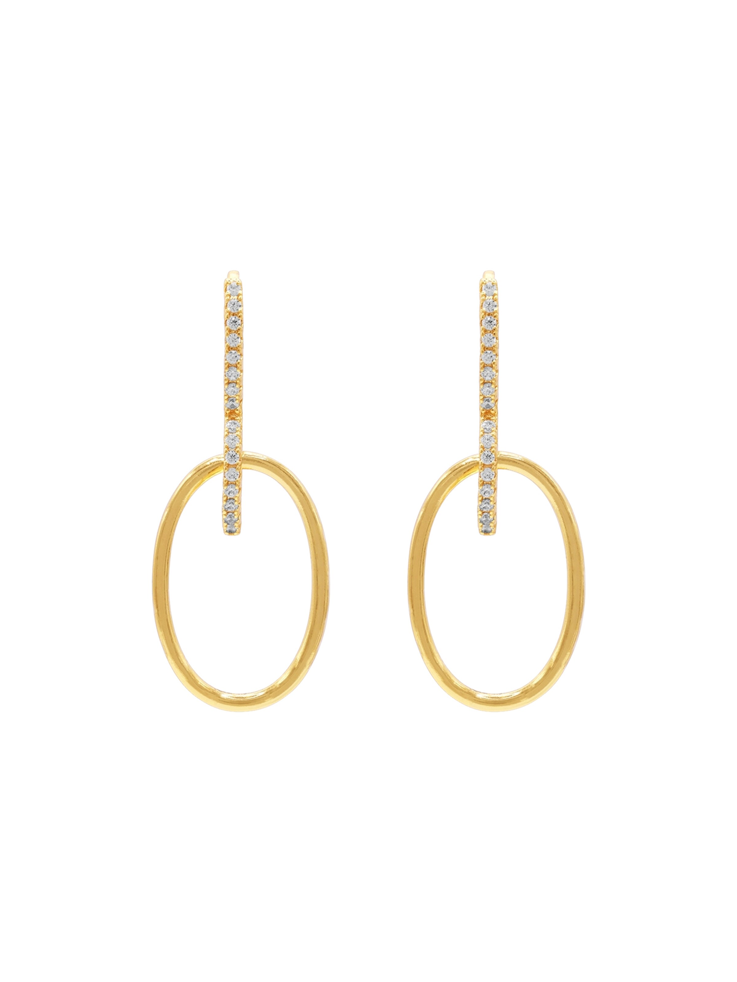 Heideman Earrings 'Vivien' in Gold: front