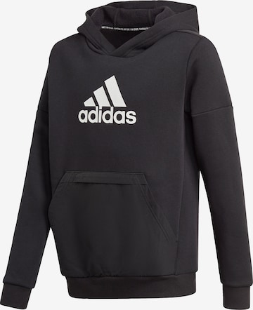 ADIDAS PERFORMANCE Athletic Sweatshirt in Black