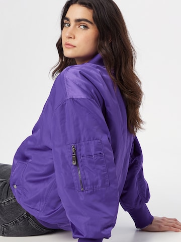 SECOND FEMALE Prehodna jakna | vijolična barva