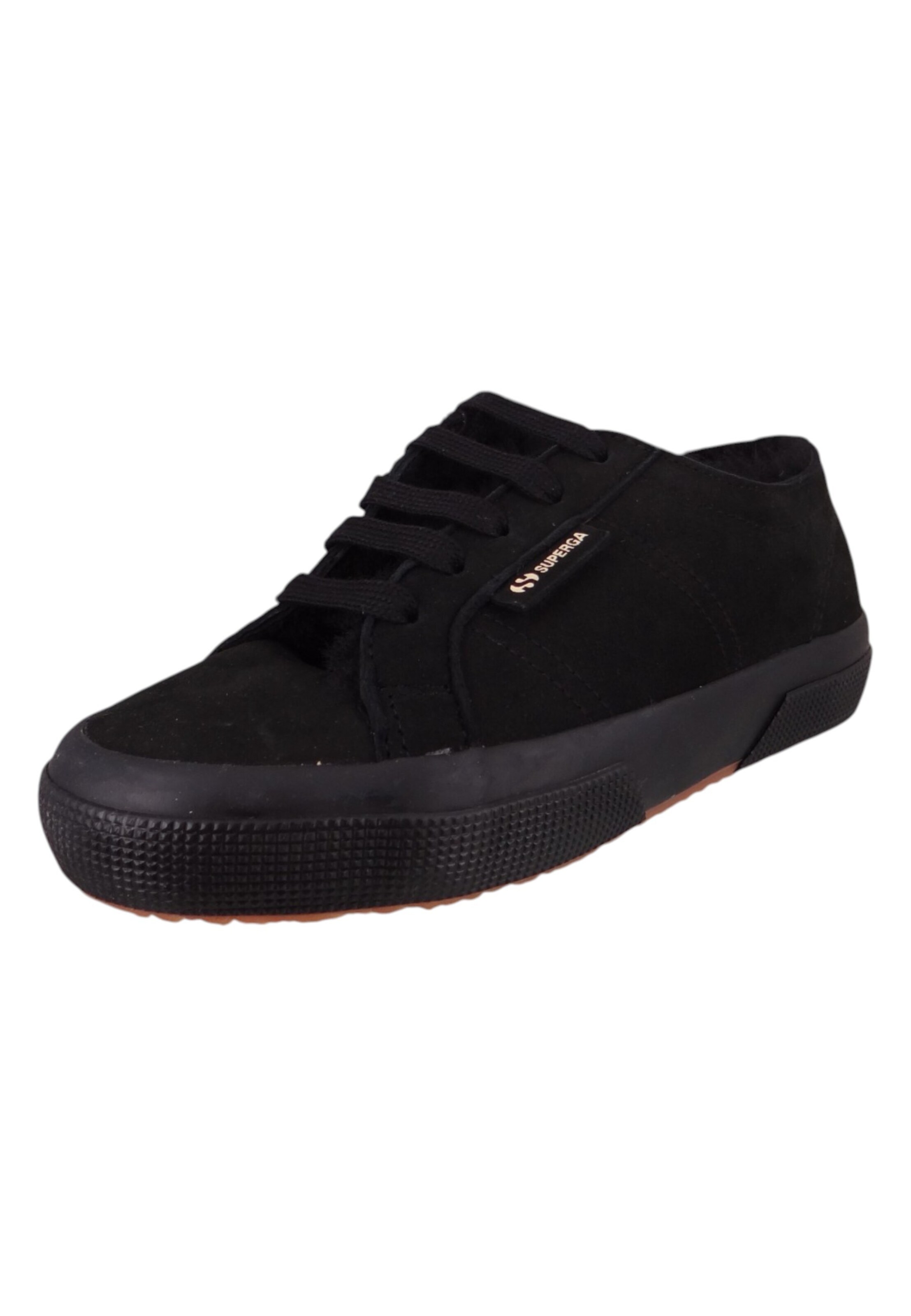 SUPERGA Sneakers laag in Zwart: voorkant