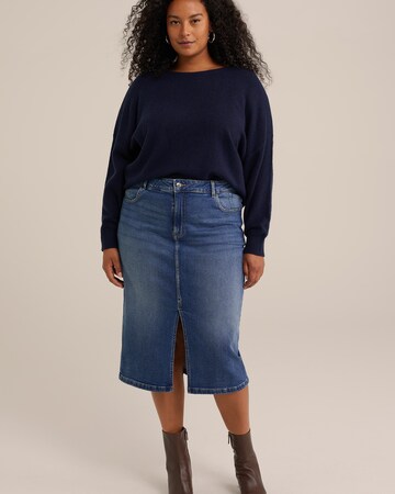 Jupe WE Fashion en bleu