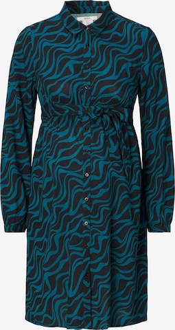 Esprit Maternity Shirt Dress in Blue: front