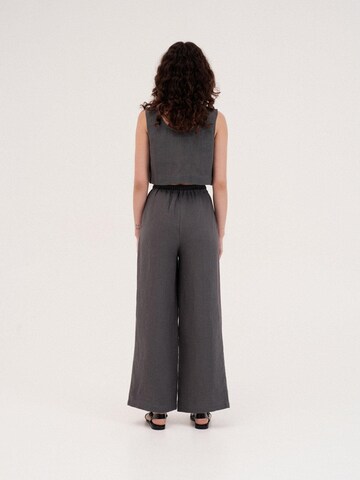 AmourLinen Top 'Pippa' in Grijs