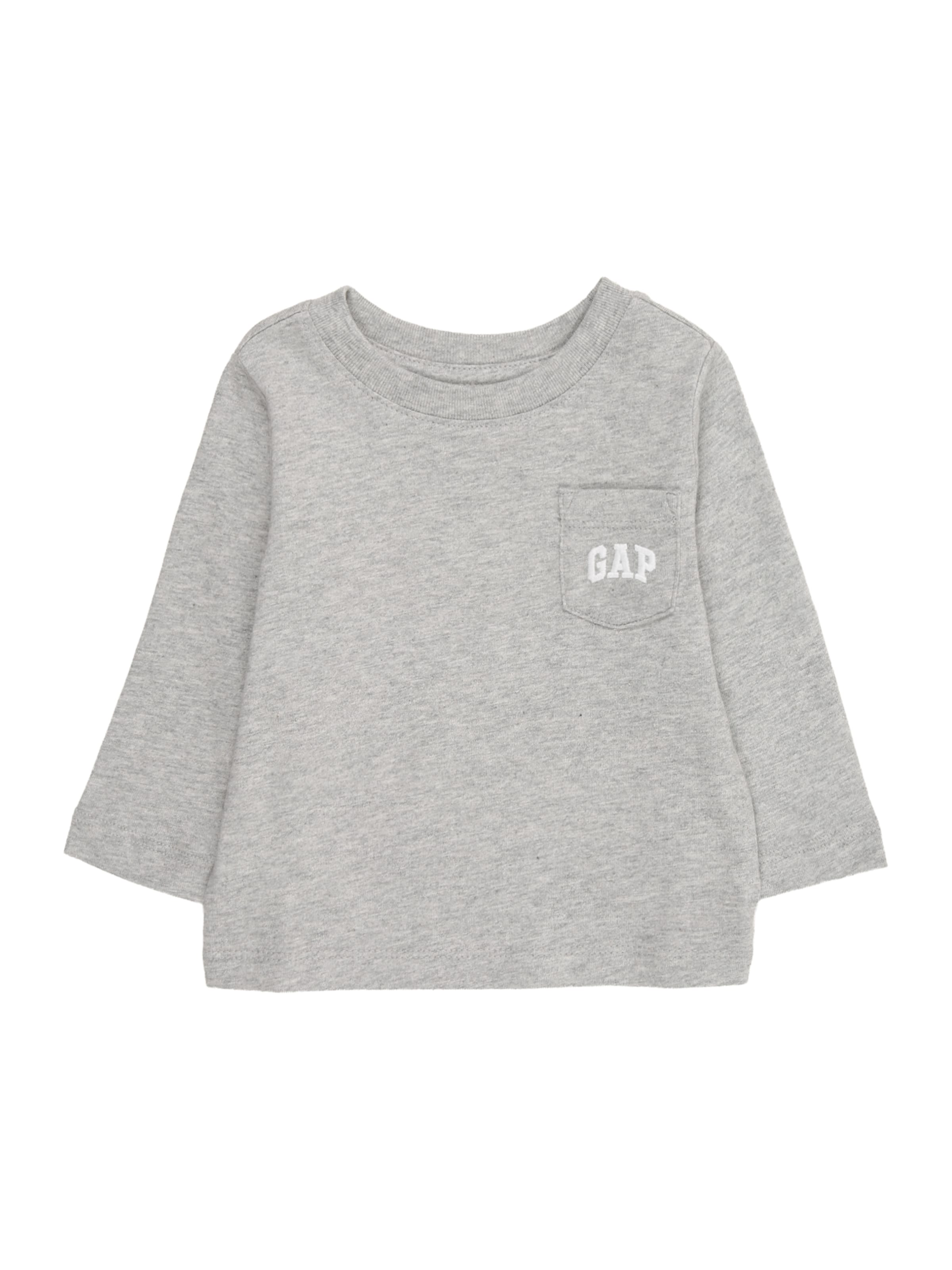 GAP Тениска в сиво: отпред
