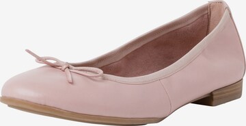 TAMARIS Ballerina in Pink: front