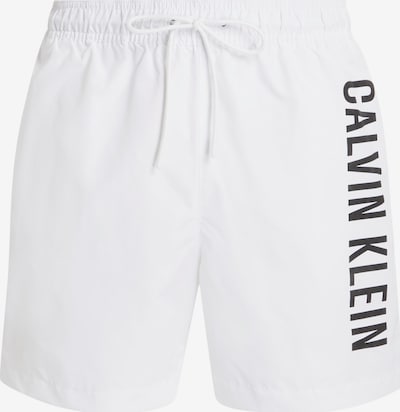 Calvin Klein Swimwear Board Shorts 'Intense Power' in Black / White, Item view