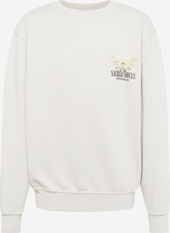 Sweat-shirt River Island en gris : devant