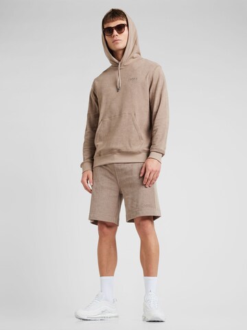 BOSS Sweatshirt 'Wetowelhood' in Braun