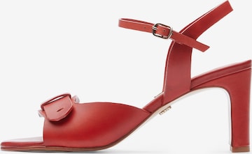 LOTTUSSE Sandals 'Smithson' in Red: front