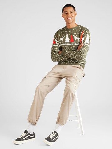 Denim Project Sweater 'X-MAS DEER' in Green