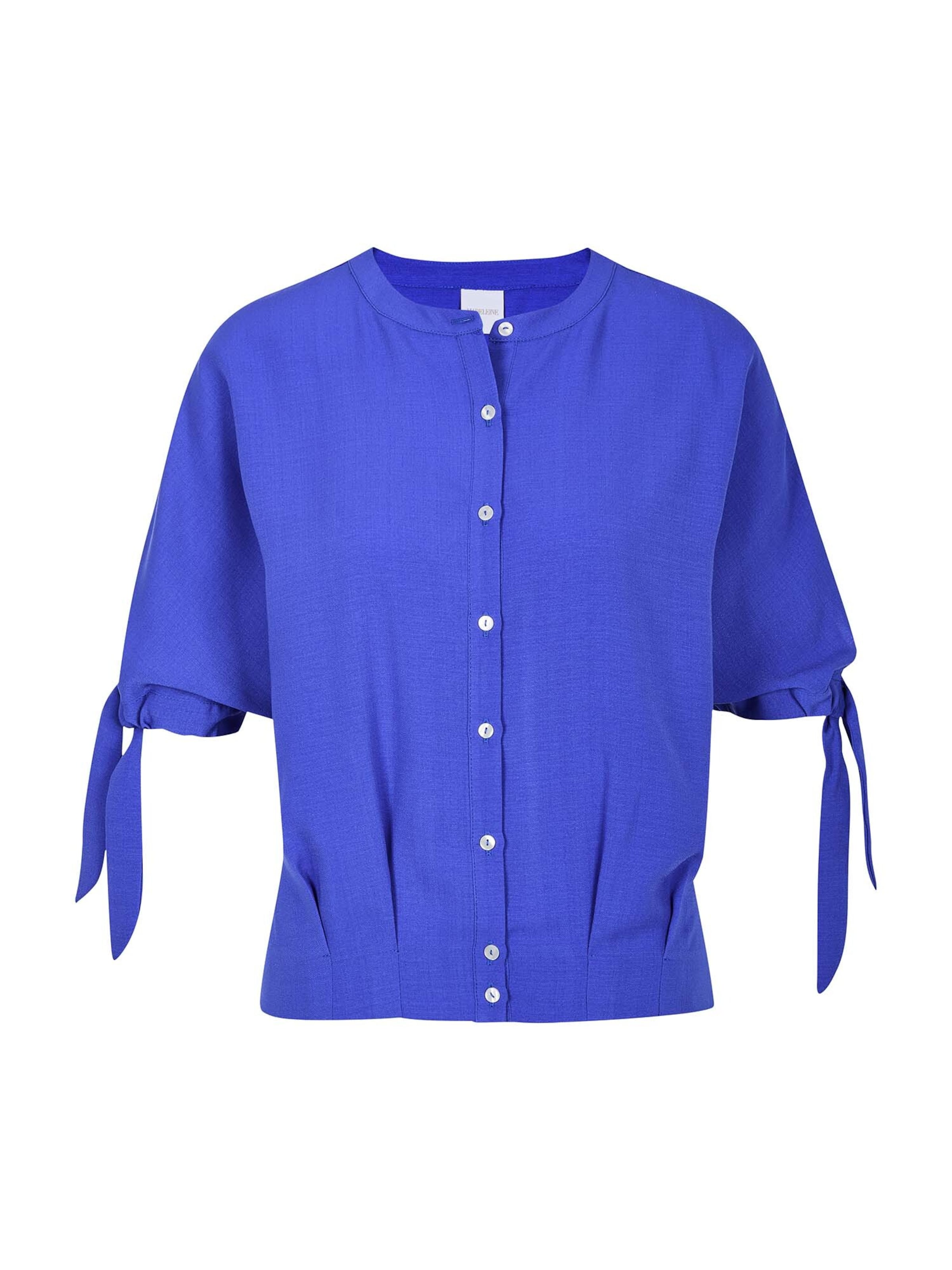 MADELEINE Blouse in Blauw: voorkant
