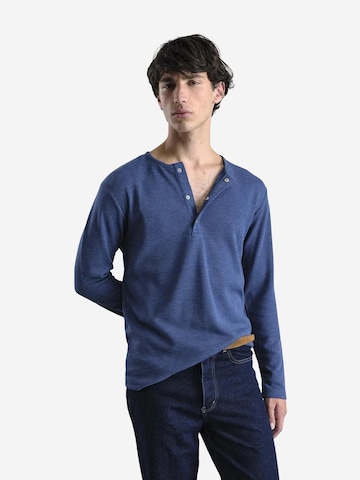 Giesto Shirt in Blauw: voorkant