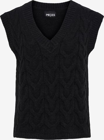 PIECES Pullover 'LOVINA' in Schwarz: predná strana