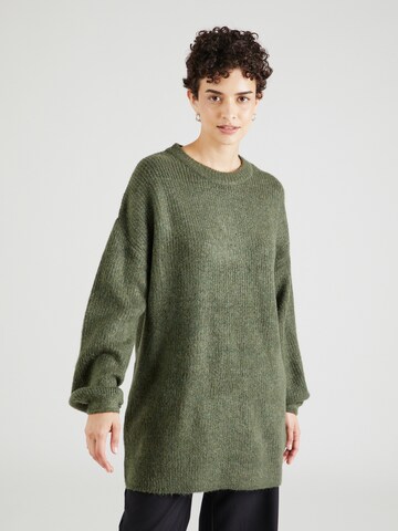 ABOUT YOU Oversized Sweater 'Mina' in Green: front