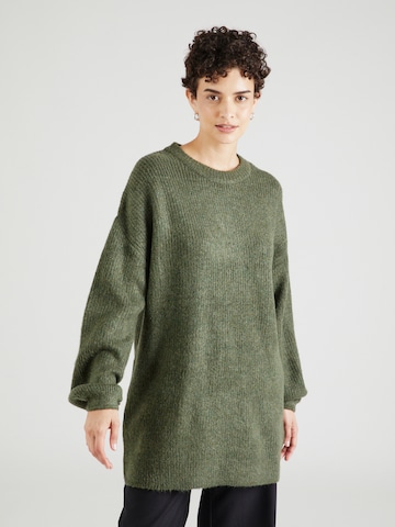 ABOUT YOU Oversized Sweater 'Mina' in Green: front