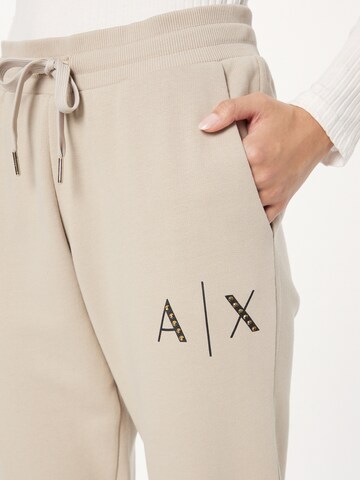 ARMANI EXCHANGE Tapered Hose in Beige