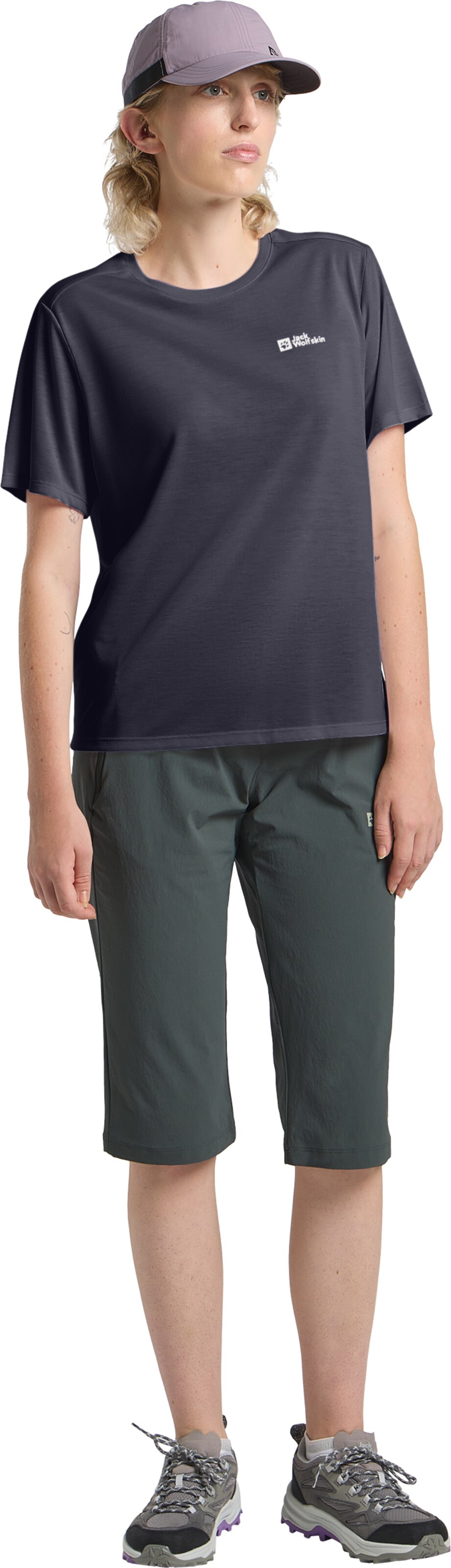 JACK WOLFSKIN Performance Shirt in Grey