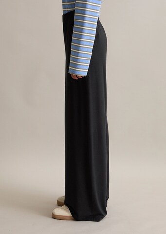 Marc O'Polo DENIM Wide leg Broek in Zwart