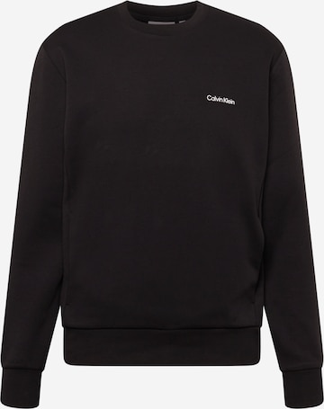 Calvin Klein Свитшот в Черный: спереди