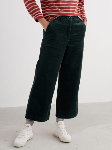 Wide Leg Pantalon 'Asphodel' Seasalt Cornwall en vert : devant