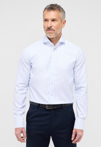 ETERNA Slim fit Business shirt in Blue: front