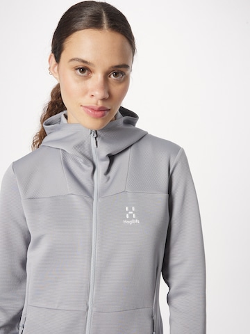 Haglöfs Sportsweatjacke 'Willow' in Grau