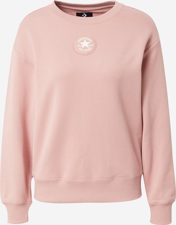 CONVERSE Sweatshirt in Roze: voorkant