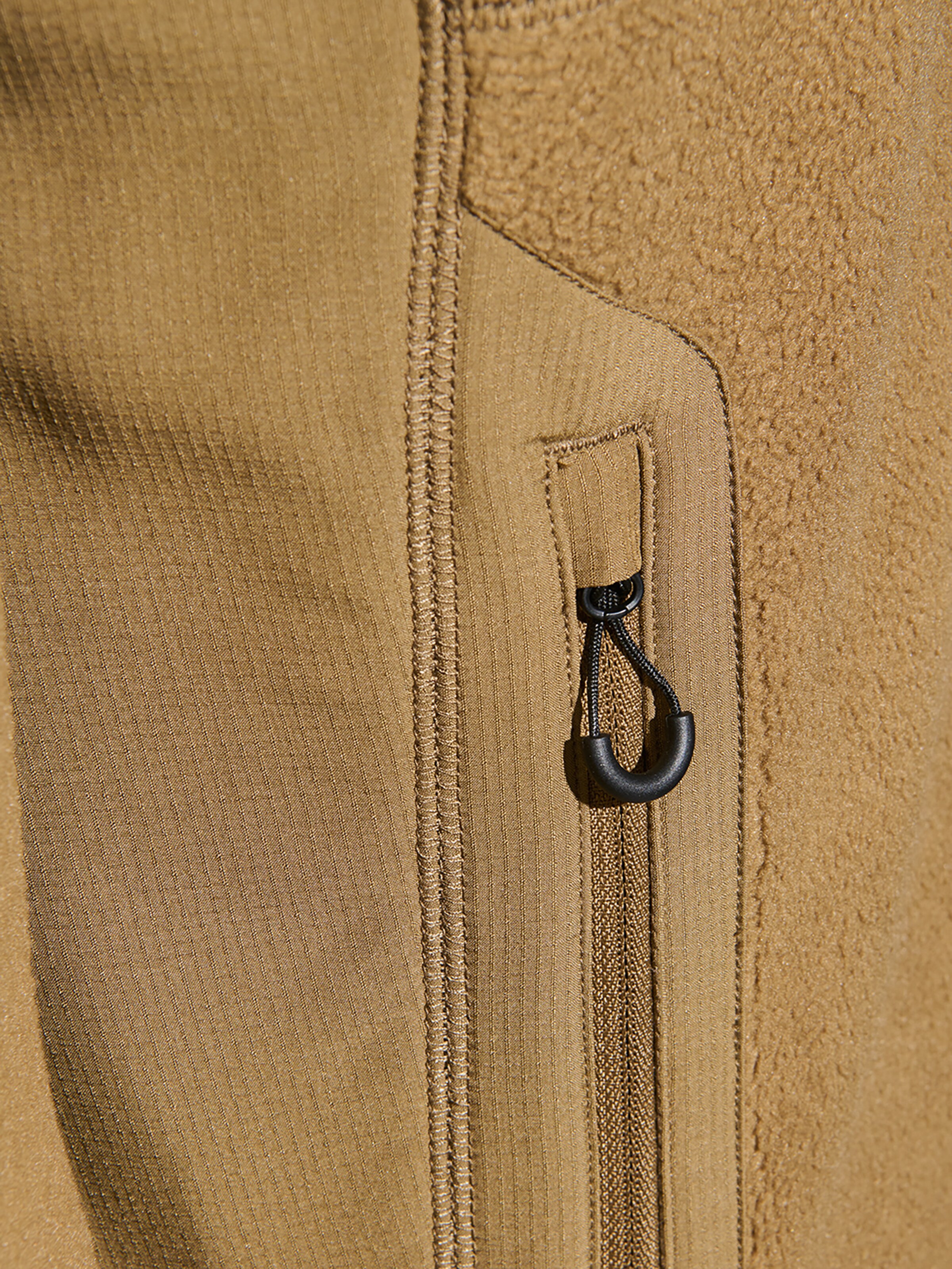 HALO Fleece jas in Bruin