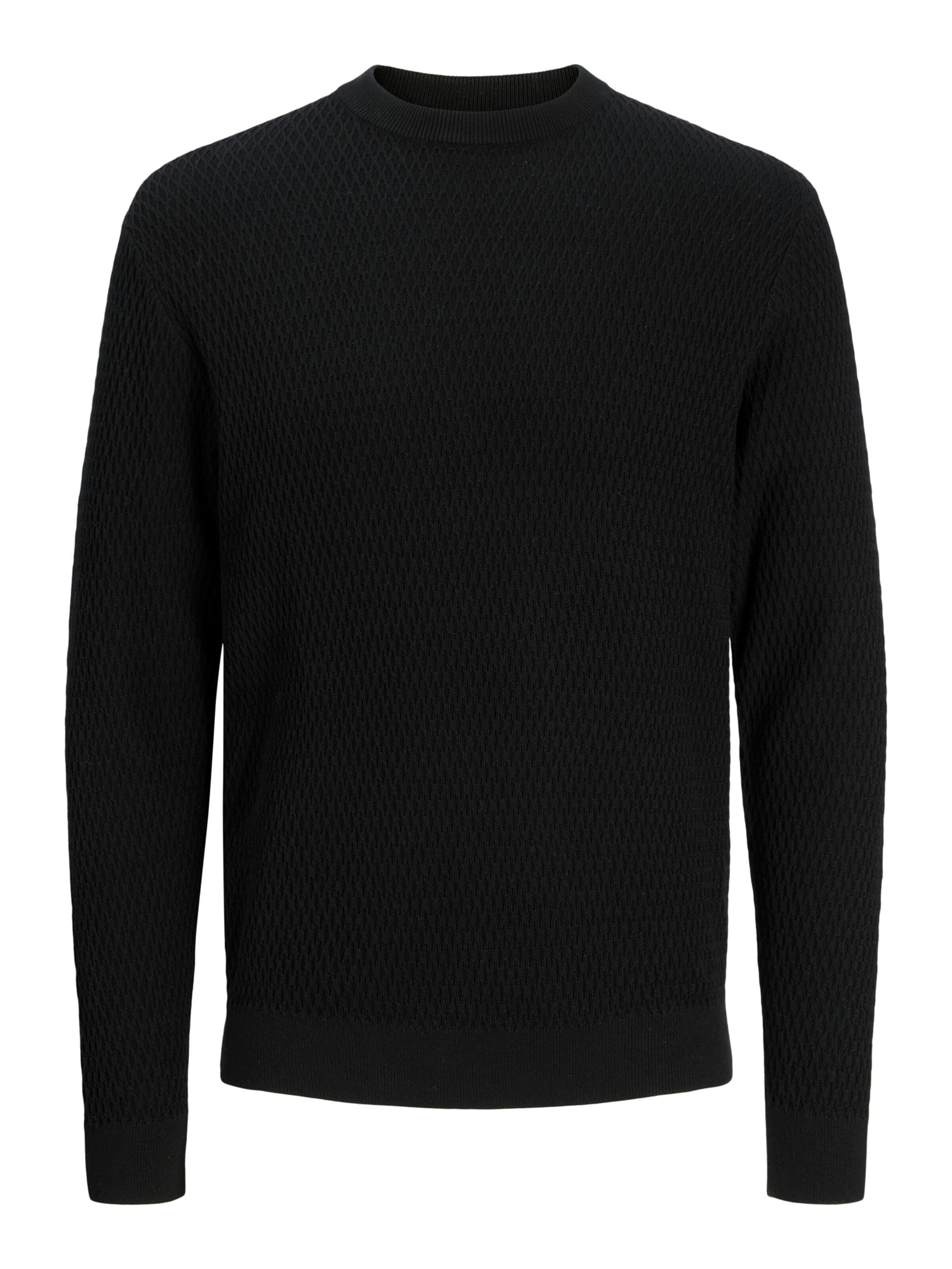 JACK & JONES Pullover '12283381'‌‌‌‌‌ in Schwarz: Vorderseite