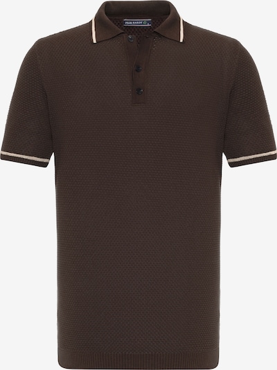 Felix Hardy T-Shirt en beige / brun foncé, Vue avec produit