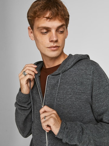 JACK & JONES Strickjacke 'Hill' in Grau