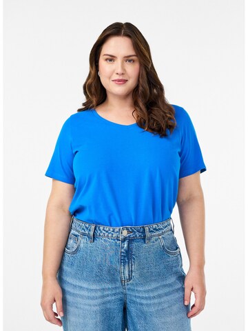 Zizzi - Camisa em azul: frente