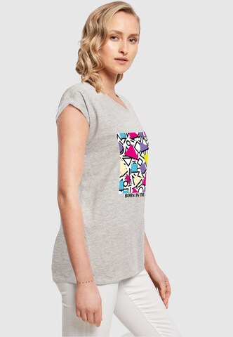 T-shirt 'Geometric Retro' Mister Tee en gris