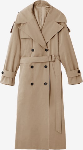 Palton de primăvară-toamnă de la Imily Bela pe verde: față