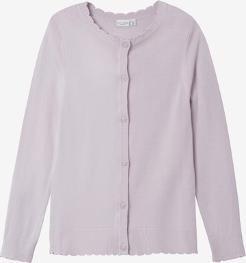 Cardigan NAME IT en violet : devant