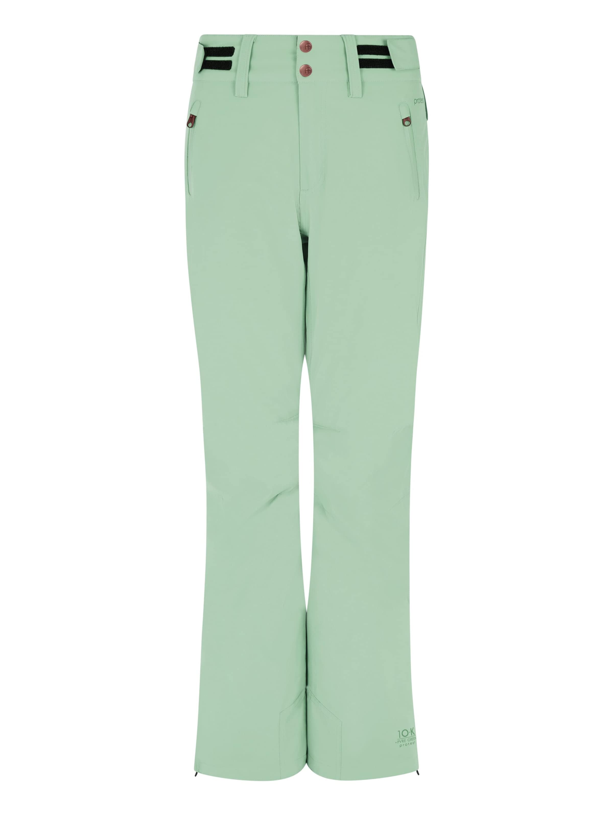 PROTEST Regular Sporthose 'PRTCINNAMONES' in Grün: Vorderseite