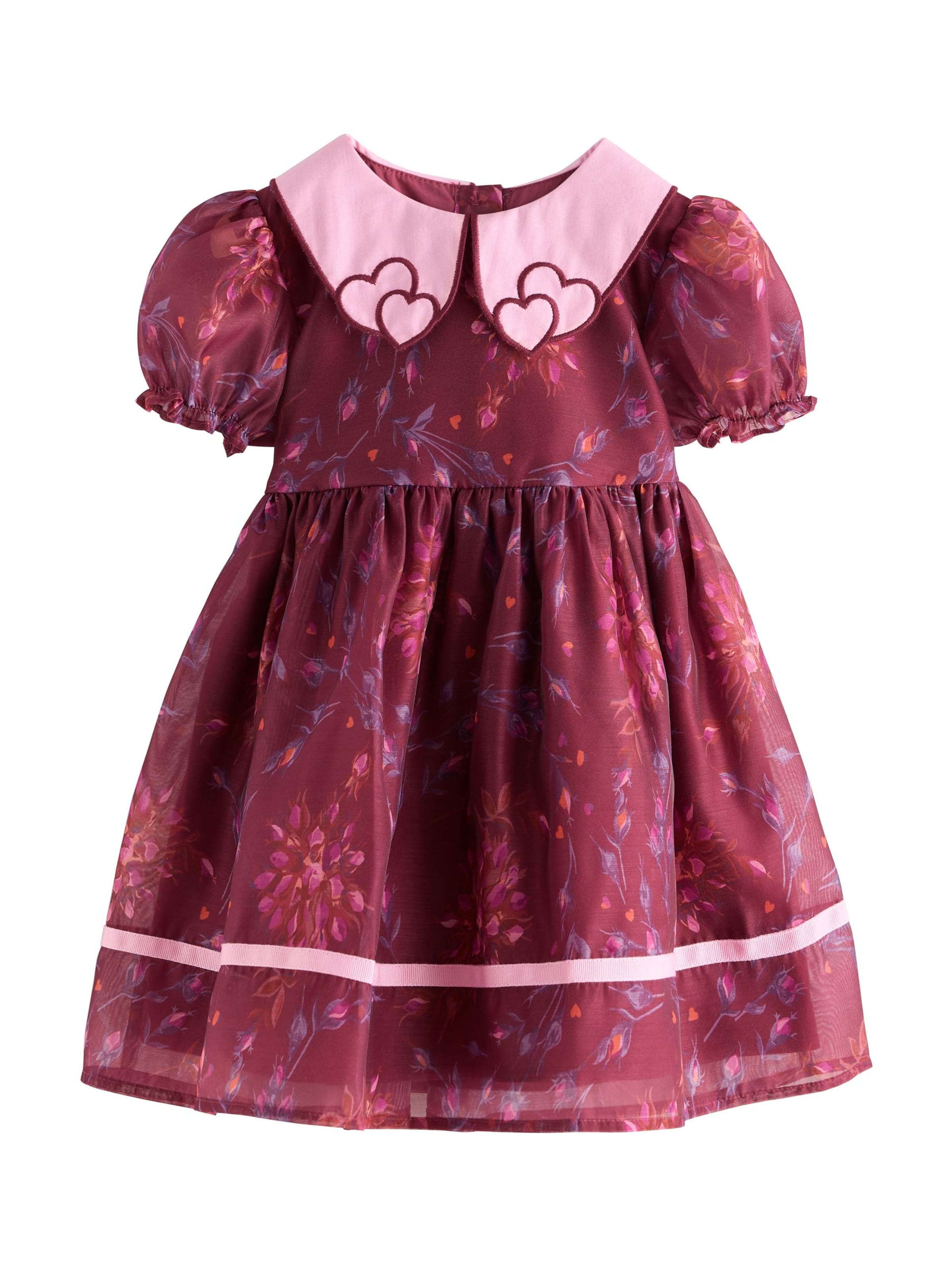 Next - Vestido en rojo: frente