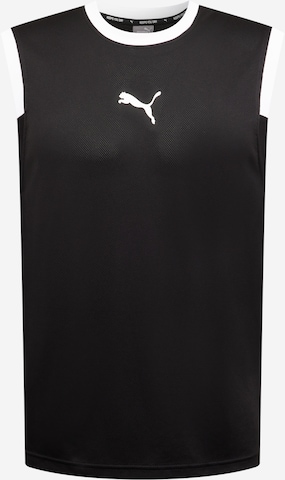 PUMA - Camiseta funcional en negro: frente