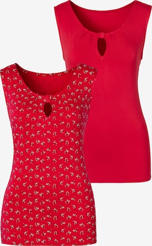 LASCANA Top in Rot: Vorderseite