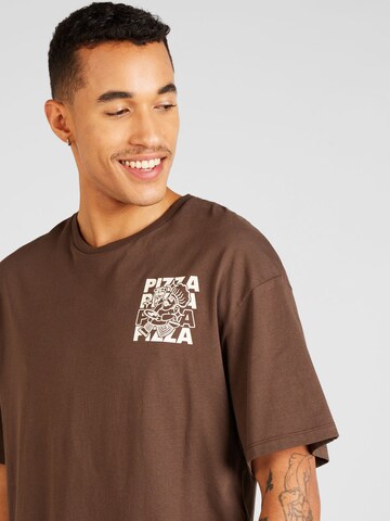 T-Shirt 'GIANNIS' JACK & JONES en marron