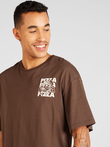 T-Shirt 'GIANNIS' JACK & JONES en marron