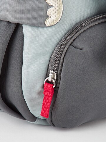 SIGIKID Backpack 'Kindergarten Rucksack fröhliches Tiergesicht, 5,2 Liter' in Grey