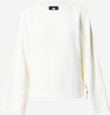G-Star RAW Sweatshirt i hvid: forside