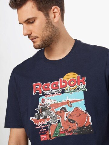 Tricou de la Reebok pe albastru