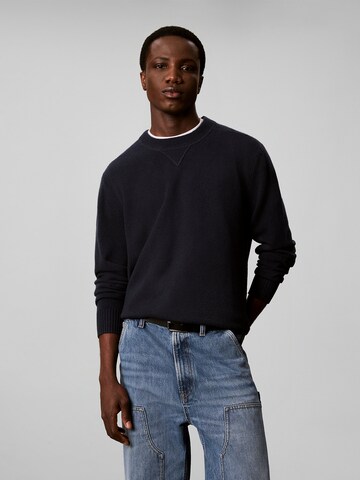 Calvin Klein Jeans Trui in Blauw: voorkant