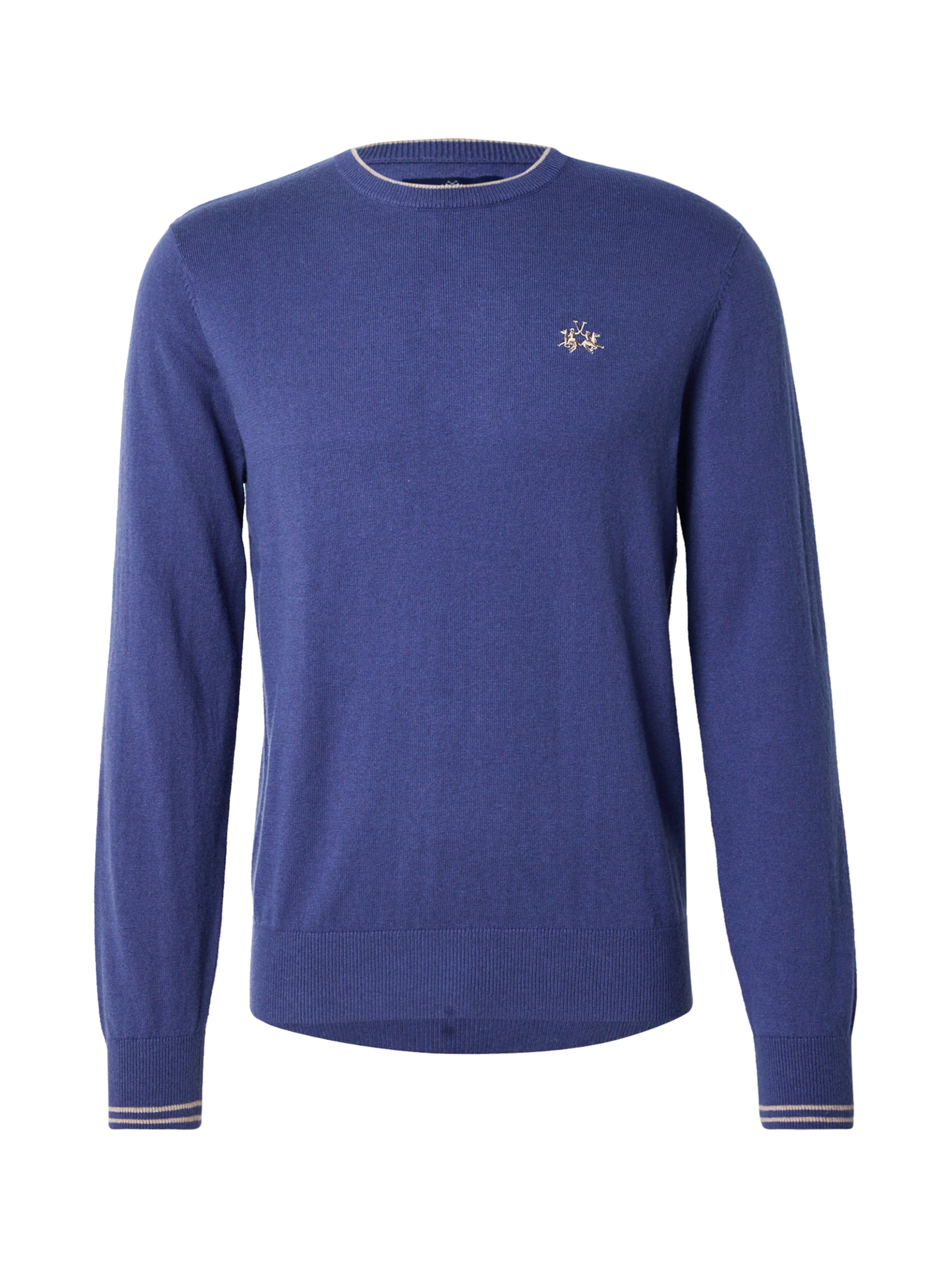 La Martina - Jersey en azul: frente