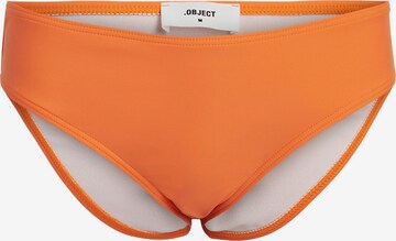 Pantaloncini per bikini di OBJECT in arancione: frontale