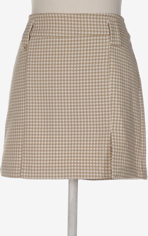 Bershka Skirt in M in Beige: front